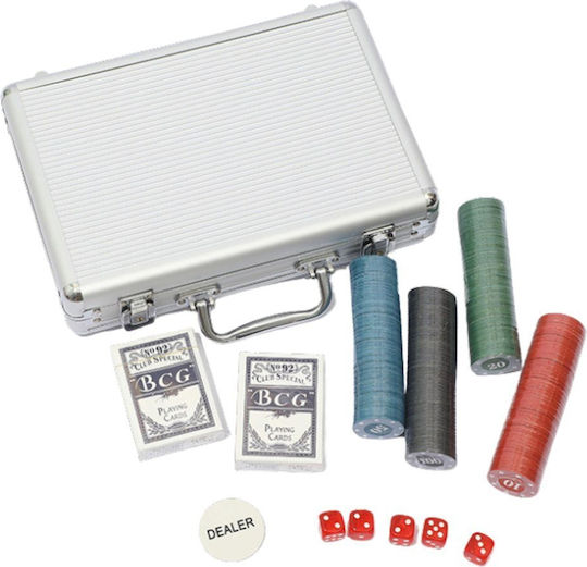 Lean Toys Set 500 Fise de poker 11.5gr în Valiză cu 5 Pachete