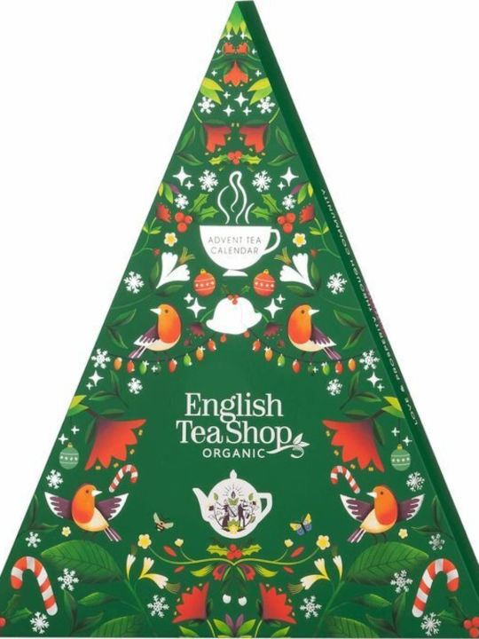 Χριστουγεννιάτικο Ημερολόγιο English Tea Shop Bio* Πράσινο Δέντρο 25 Πυραμίδες Χριστουγεννιάτικο Ημερολόγιο English Tea Shop Bio* Πράσινο Δέντρο 25 Πυραμίδες