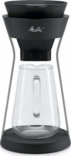 Melitta Amano Black-Silver Coffee Brewing Station Dripper
