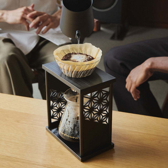 Hario Drip Stand Set Aya Dripper Βάση Μαύρο