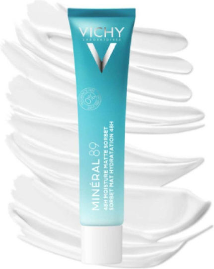 Vichy Mineral 89 Light 48h Moisturizing Face Gel with Hyaluronic Acid 40ml