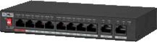 BCS BCS-L-SP0802G L2 PoE++ Switch με 8 Θύρες Ethernet