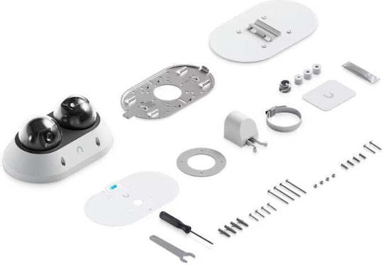 Ubiquiti UVC-AI-MS-2-W IP Dual Surveillance Camera 4K Waterproof with Microphone