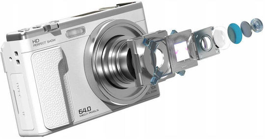 Xrec C89 Aparat Foto Compact 64MP Zoom Optic 10x Albă