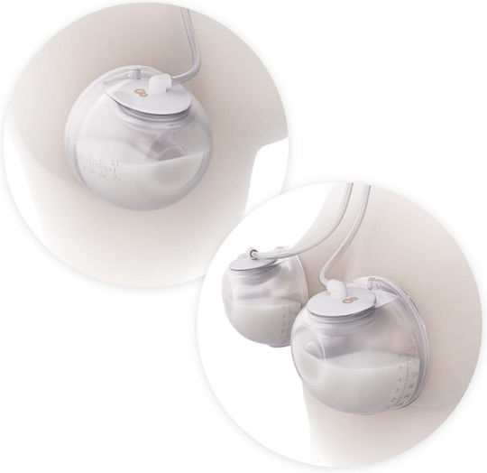 Kinderkraft GENTLEFLOW Електрическа Двойна Помпа за Кърма С Батерия Розова 180ml