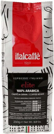 Italcafe Кафе Еспресо Арабика Elite на Зърна 250гр