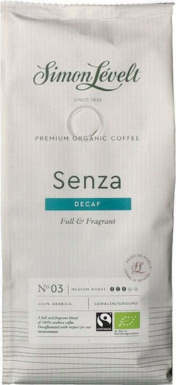 Simon Levelt Καφές Φίλτρου Decaffeine Arabica Senza Αλεσμένος 250gr