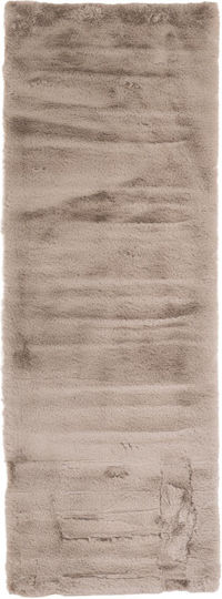 Royal Carpet Bunny Bunny Canvas Taupe 2458 Неплъзгащ Се Килим Правоъгълен Furry Taupe 67x140см