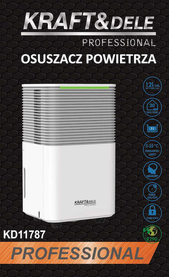 Kraft & Dele KD11787 Dezumidificator cu compresor 12lt