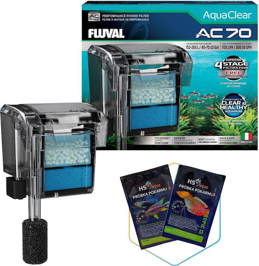 Fluval Hängendes Aquariumfilter Für Ein Aquariumvolumen Bis Zu 1136lt Mit Leistung 5W