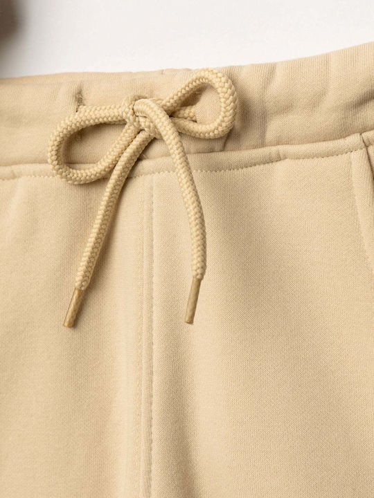 Kids Sweatpants Set Ecru-Beige
