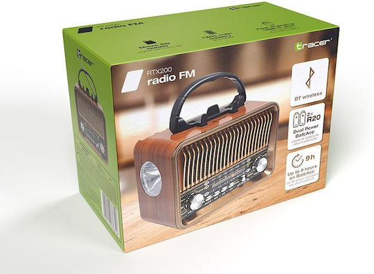 Tracer RTX200 Tischplatte Radio Braun