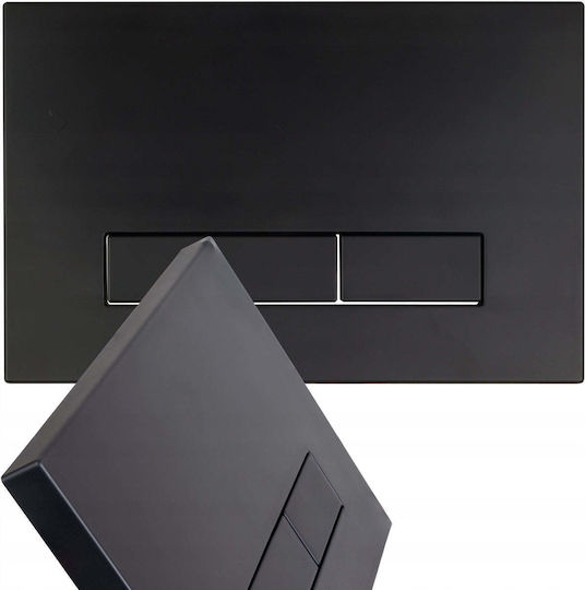 Flush Button Rea H4 Vigante Built-In WC Cistern Black