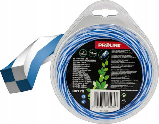 Proline AWTools Bürstenschneider Trimmer-Leinen Drehung Länge 15m und Dicke 3mm