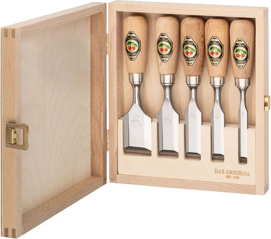 Kirschen Chisels with Wooden Handle Set 5 pcs
