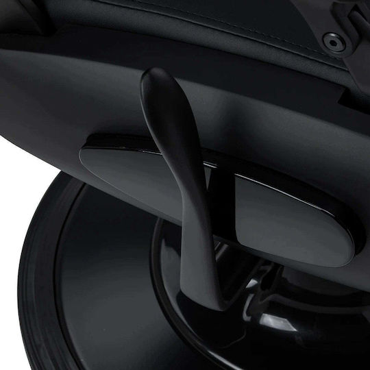 Activeshop Friseursalon- und Spa-Stuhl Schwarz mit höhenverstellbarer Funktion und hydraulischem Hebemechanismus