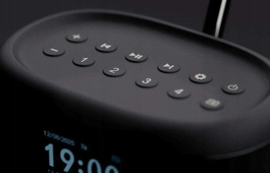Pinell Tischplatte Radio Batterie DAB mit Bluetooth und USB Schwarz