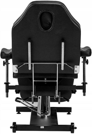 Activeshop Tattoo Chair Black with Adjustable Height and Hydraulic Lifting Pro Ink
