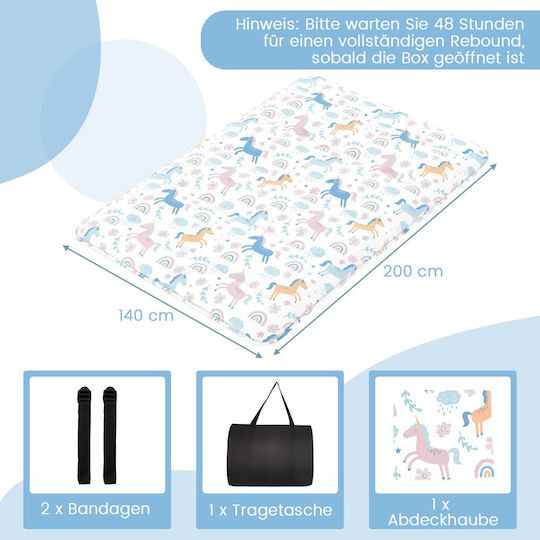 Costway Doppeltes Camping Schlafmatte 200x140cm