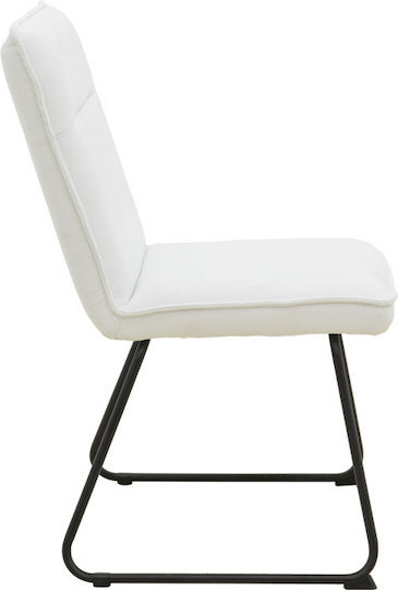 Essential Dining Room Fabric Chair Beige 54x59x89cm