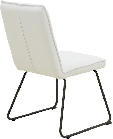 Essential Dining Room Fabric Chair Beige 54x59x89cm