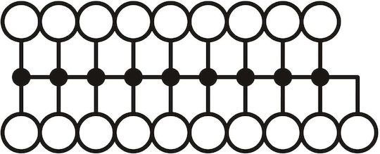 Phoenix Contact Elektrische Schalttafel-Zubehör Ptvfix 6/18x2,5-ns35a Gy Industrieller Anschluss 18 Verbindungspunkte Querschnitt 2,5mm2
