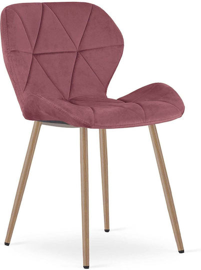 Dining Chair 52x47x46cm Dark Pink