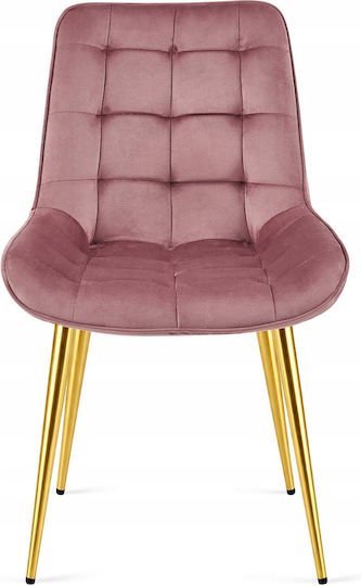 Velvet Dark Pink Dining Chair