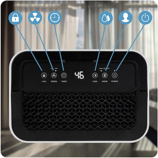 Berdsen BD-534 Αφυγραντήρας με Συμπιεστή και Wi-Fi 20lt