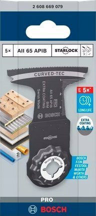 Bosch Multi Tool Saw Blade Pro Aii 65 Apib 65 X 40 Mm 5 Pcs