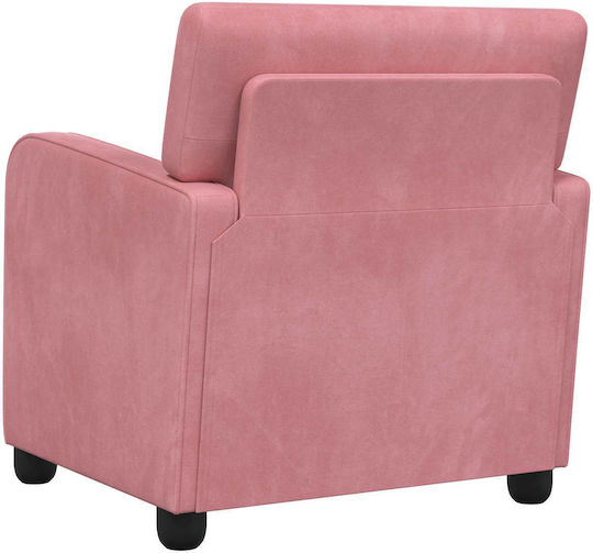 Relax Velvet Pink Armchair 70x79x78cm