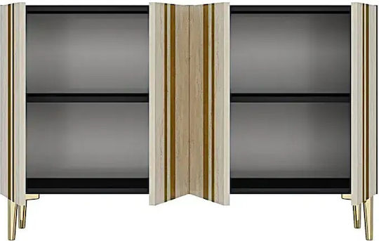 Wooden Sideboard Brown 120x30x75cm