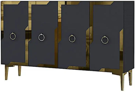 Μπουφές Ξύλινος Καφέ 120x40x75cm