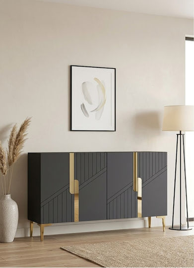 Μπουφές Ξύλινος Καφέ 120x40x75cm