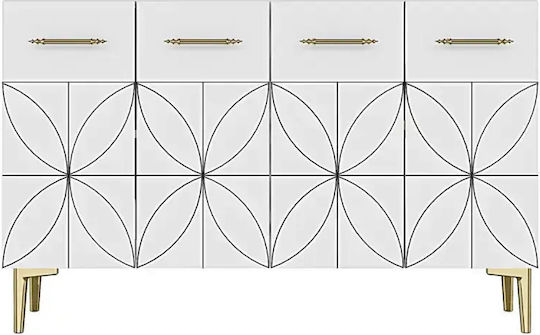 Bufet Din Lemn Ste-021538-V43114 Maro 120x40x75cm