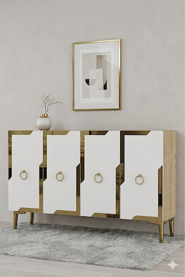 Μπουφές Ξύλινος Καφέ 120x40x75cm