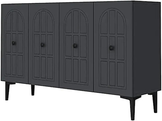 Μπουφές Ξύλινος Καφέ 120x30x75cm