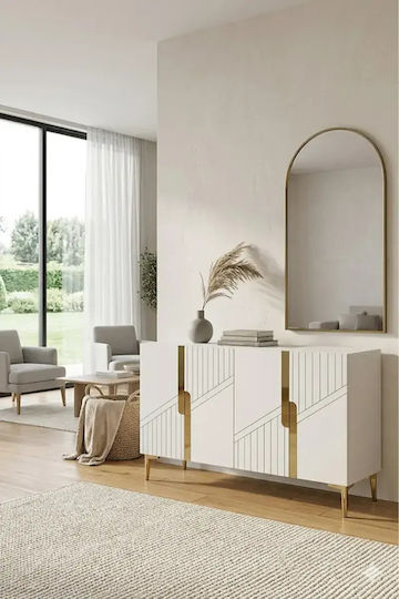 Bufet Din Lemn Ste-021547-V43164 Maro 120x40x75cm