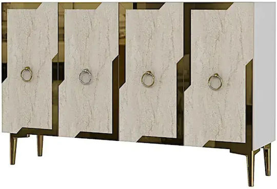 Bufet Din Lemn Ste-021535-V43095 Maro 120x40x75cm