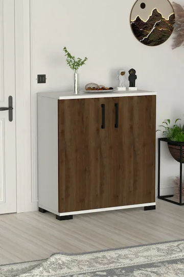 Wooden Sideboard Brown 72x32x79cm