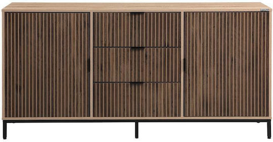 Fylliana Rythmos Holz Sideboard Sonoma-Walnuss 160x41x80cm