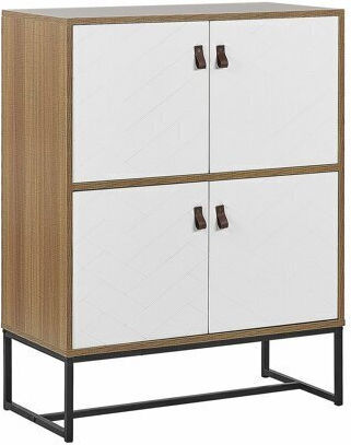 Sideboard Fiotivu 100 from Wood & Metal White 76x39x100cm