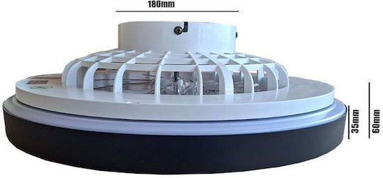 Aca Deckenleuchte 50cm mit Leuchte Weiß