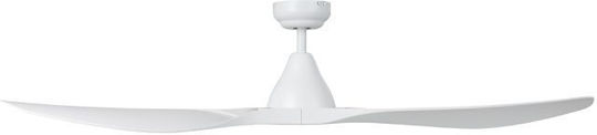 Eglo Portsea Deckenventilator 132cm mit Leuchte Weiß