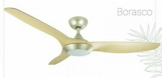 Lineme Borasco Ventilator De Tavan 106cm Cu Lentile De Mărire Auriu / Argintiu