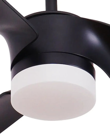 Zambelis Lights Таванен Вентилатор 152см Черен