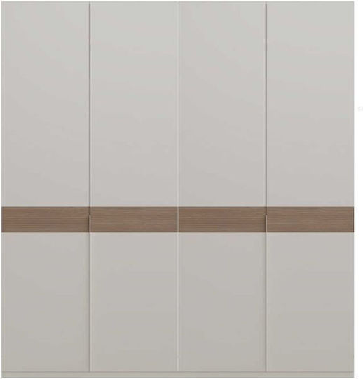 Τετράφυλλη Ντουλάπα 180x60x223cm Λευκό Mink Τετράφυλλη Ντουλάπα 180x60x223cm Λευκό Mink