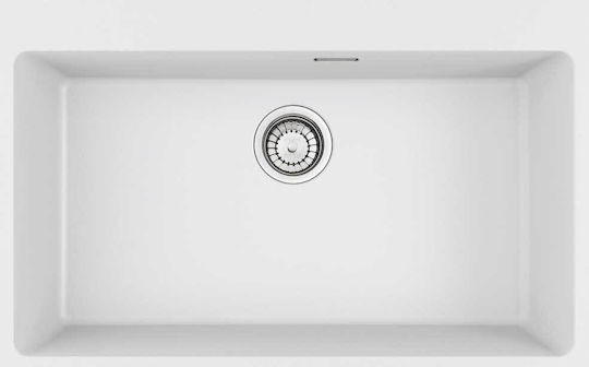 Franke Centro 2.0 CNG 610/210-73 1140674068 Drop-In Spüle aus Verbundgranulat B78xT50cm Polar White