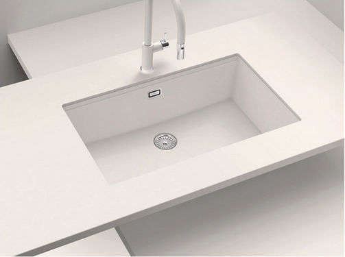 Schock Cristalite Undermount Kitchen Sink from Liquid Granite 55.6x45.6cm Beige