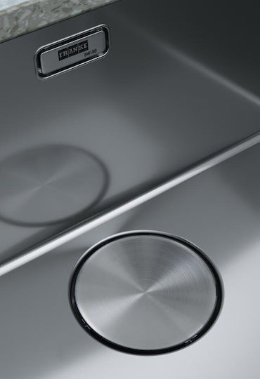 Franke Mythos Myx 110-50 Υποκαθήμενος Νεροχύτης Inox Μ54xΠ44cm Ασημί